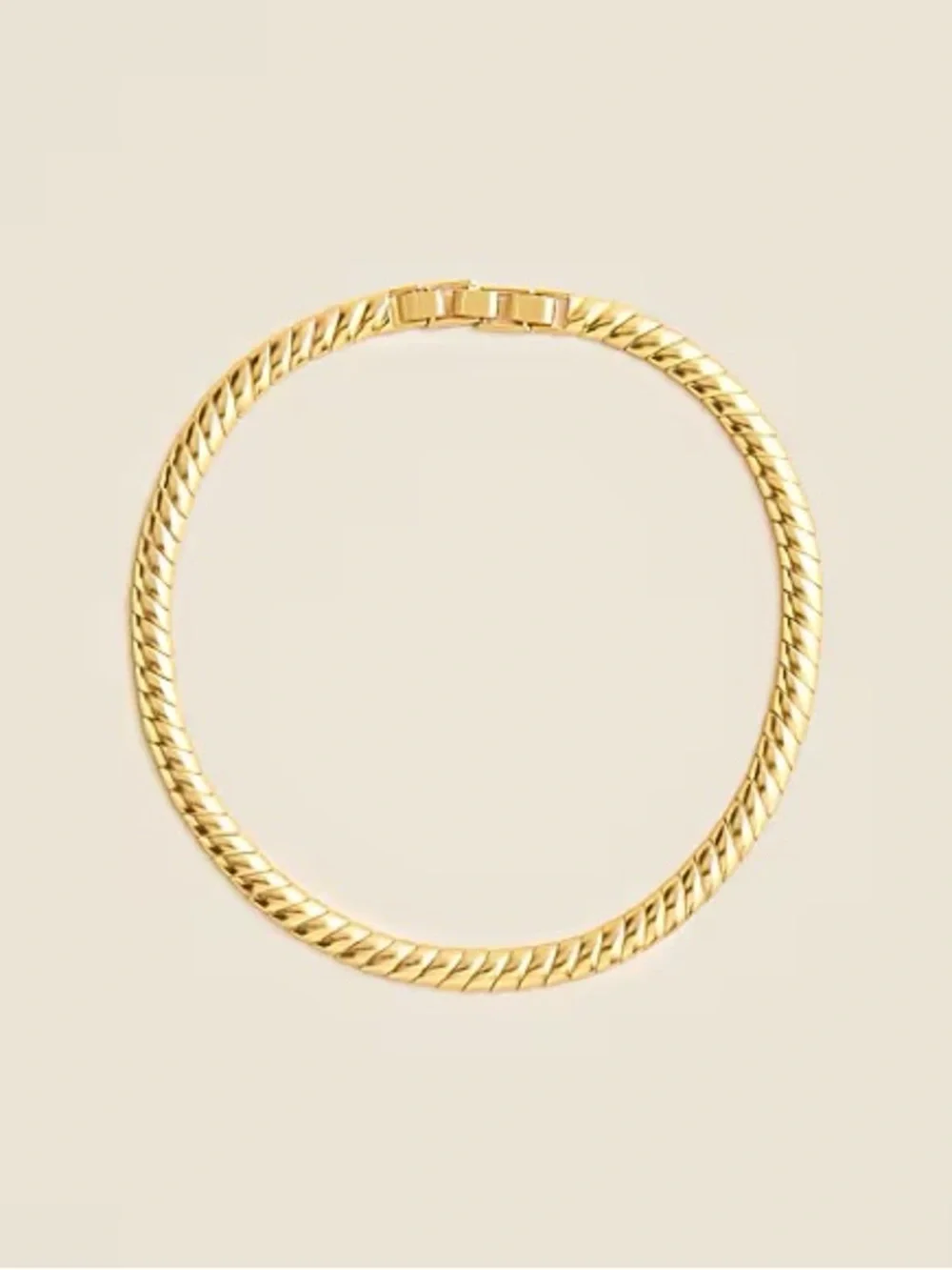 J.Crew Snake chain collar necklace